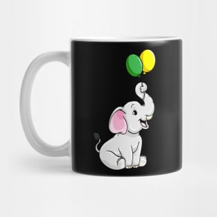 Elephant with Balloons Mug